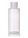 Creative Hobbies 1 Oz Natural Color LDPE Easy Squeeze Bottles with White Flip Top, Leak Free Dispenser Caps - Pack of 12
