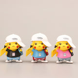 3 cap backpacks Biqiu hand doing anime peripheral cartoon electric mouse doll toy decoration