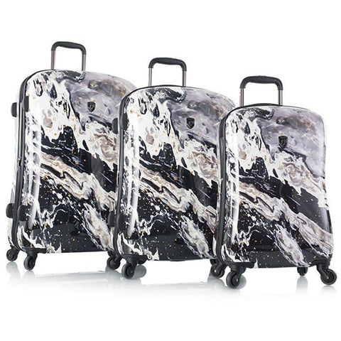 Heys Nero 3 Piece Spinner Set