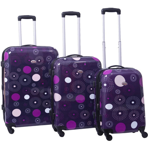 American Flyer Fireworks 3pc Hardside Spinner Set