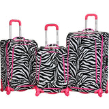 Rockland Luggage Monte Carlo 3 Piece Spinner Luggage Set