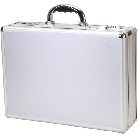 T.Z. Case Business Cases Aluminum Frame Silver Stripe Briefcase