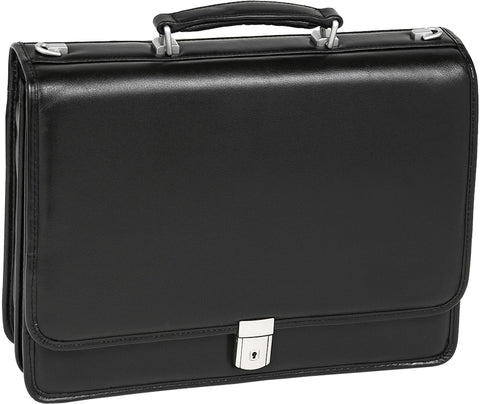 McKlein i Series Bucktown Leather Double Compartment Briefcase