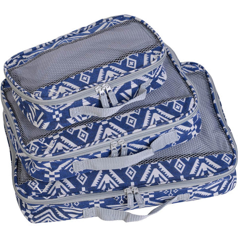 American Flyer Aztec 3pc Packing Cube Set