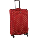 American Flyer Fleur De Lis 5 Piece Spinner Luggage Set