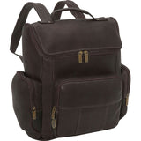 David King Mult-Pocket Leather Backpack