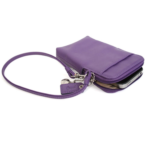 Royce Leather iPhone Credit Card Wristlet 