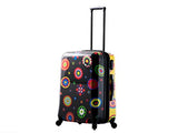 Mia Toro Pop Fiore Hardside 28 Inch Spinner, Nero