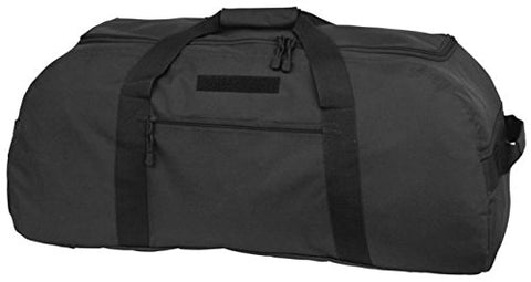 Mercury Tactical Gear Code Alpha Giant Convertible Duffel Bag with Backpack Straps, Basic, Black