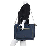 Kenneth Cole Reaction Women's Silky Polyester Top Zip 15" (RFID) Laptop Tote Navy One Size