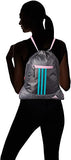 adidas Alliance II Sackpack, Onix/Onix Jersey/Clear Lilac Purple/Hi - Res Aqua Gr, One Size