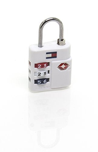 Tommy Hilfiger TSA Combination Lock, White