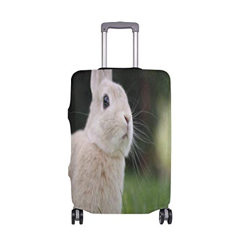 Suitcase Cover Bunny Rabbit Luggage Cover Travel Case Bag Protector for Kid Girls