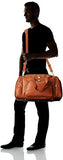 Piel Leather Sports Duffel, Saddle, One Size