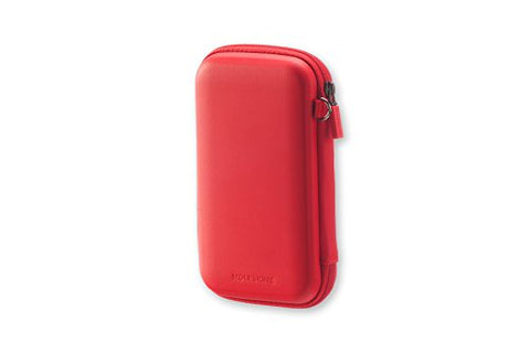 Moleskine Journey Travel Hard Pouch, Small, Scarlet Red