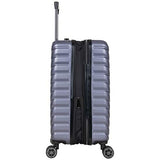 Kenneth Cole Reaction Women's Madison Square Hardside Chevron Expandable Luggage, Smokey Purple, 20-Inch Carry On