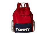 Tommy Hilfiger Women's Tommy Nylon Backpack Navy/Red One Size