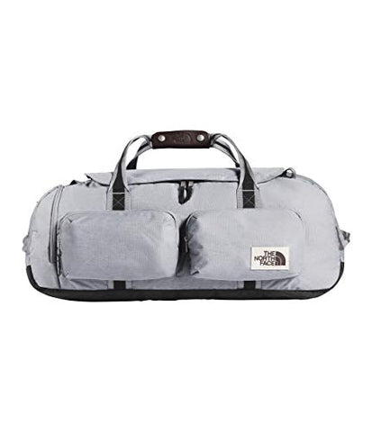 The North Face Unisex Berkeley Duffel - Large Mid Grey Light Heather/Tnf Black Heather One Size