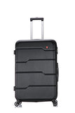 Dukap Luggage Rodez Lightweight Hardside Spinner 28'' Inches Black