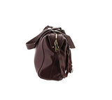 Aimee Kestenberg Genuine Leather Satchel -Cori Mahogany New A294943