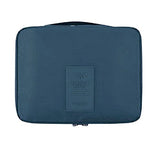 Damara Portable Zipper Business Trip Tidy Bag Organisers Top Handel,Navy Blue