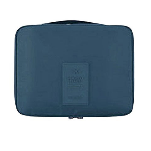 Damara Portable Zipper Business Trip Tidy Bag Organisers Top Handel,Navy Blue