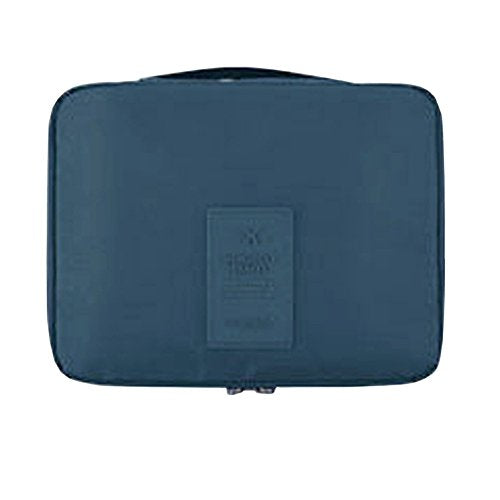 Damara Portable Zipper Business Trip Tidy Bag Organisers Top Handel,Navy Blue