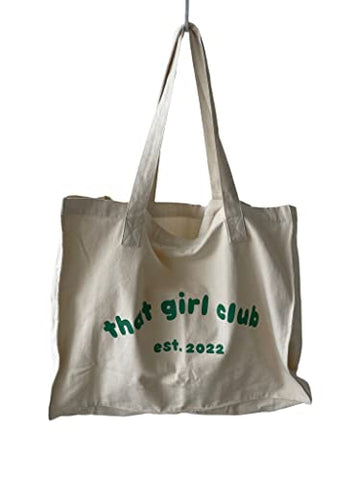 That Girl Club Tote Bag Green