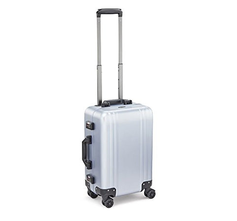 Zero Halliburton Classic Aluminum 2.0 Carry-On Spinner Luggage in Polished Blue