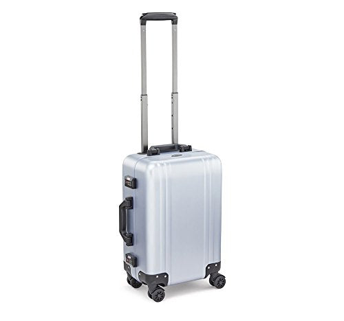 Zero Halliburton Classic Aluminum 2.0 Carry-On Spinner Luggage in Polished Blue