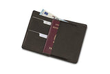 Moleskine Lineage Leather Passport Wallet, Woodnote Brown