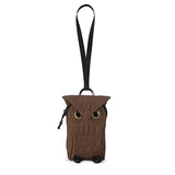 Darling'S Baby Owl Multi-Purpose Pouch Waist Bag + Lanyard & Metal Buckle Chocolate
