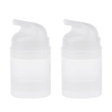 Baoblaze 2pcs 50ml Empty Shampoo Bottle With Pumps, Refillable Dispensing Containers For