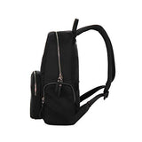 Cloe Nylon Backpack in Black Color