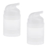 Baoblaze 2pcs 50ml Empty Shampoo Bottle With Pumps, Refillable Dispensing Containers For