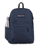 JanSport SuperBreak Backpack - School, Travel, or Work Bookbag with Water Bottle Pocket, Navy