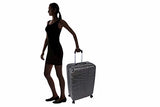 Nicole Miller New York Wild Side Collection Hardside 28" Luggage Spinner (28in, Wild Side Charcoal)