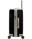 BCBGeneration Luggage Hardside Large 28" Suitcase with Spinner Wheels (28in, Luxe Gunmetal/Black)