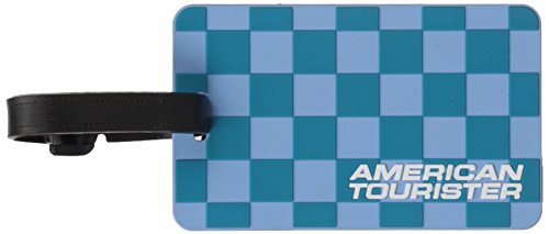 American Tourister AT Luggage Tag Travel Accessory, Capri Breeze Checks