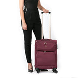 Cloe Carry-On 20 inch Luggage with 360º-spinner wheels in Burgundy Red Color