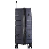 DUKAP Definity Lightweight Hardside 3 piece set 20''/24''/28'' Navy Blue