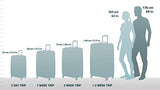 Rockland Melbourne 20" Expandable Polycarbonate Carry On, 2Tonenavy