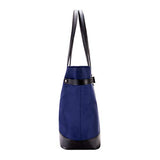 McKlein, N Series, ARIA, Nano Tech-Light Nylon with Leather Trim, Nylon Ladies' Tote, Navy (17567)