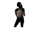 Tommy Hilfiger Women's Julia Pebble Leather Dome Backpack Mushroom One Size