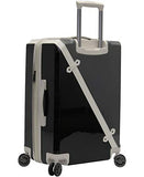BCBGeneration Luggage Hardside Large 28" Suitcase with Spinner Wheels (28in, Luxe Gunmetal/Black)