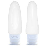 4 Leak Proof Travel Bottles - 3 oz Travel Containers for Travel Size Toiletries with TSA Quart Bag