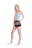 Festival Fanny Pack - Boho, Hippy, Eco, Woven, Cotton & Tribal Poly Styles (Black)