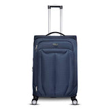 Gabbiano Bellagio Collection 3 Piece Softside Spinner Luggage Set (Navy Blue)