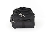 North Star Sports 1050 Tuff Cloth Flight Carry-On Luggage Bag, Black, 21" x 14" x 9"