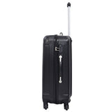 3 Pcs Luggage Set Multi-Directional Wheels Travel Suitcase Size 20" 24" 28" | Black